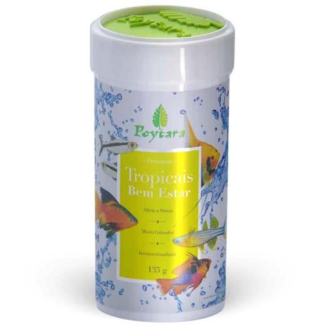 Ração Poytara Tropicais Bem Estar 135g Menor preço em Ração Poytara Tropicais Bem Estar 135g
