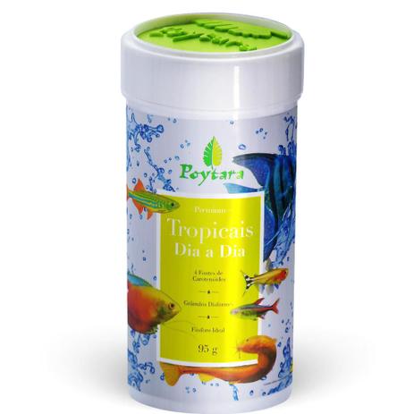 Ração Poytara Tropicais Dia A Dia 95g Menor preço em Ração Poytara Tropicais Dia A Dia 95g