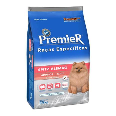 Ração Premier Raças Específicas para Spitz Alemão Adultos Sabor Frango 7,5 Kg é boa?