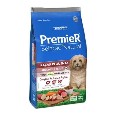 Ração Premier Seleção Natural P/ Cães Adultos De Raças Pequenas Sabor Frango Com Batata Doce 10,1kg é boa?