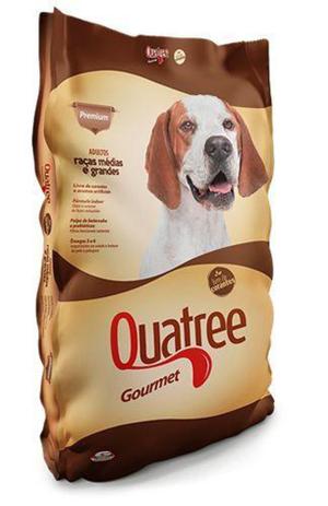 Ração Quatree Gourmet Adultos Raças Médias e Grandes Sem Corantes - 15 Kg - Granvita Menor preço em Ração Quatree Gourmet Adultos Raças Médias e Grandes Sem Corantes - 15 Kg - Granvita