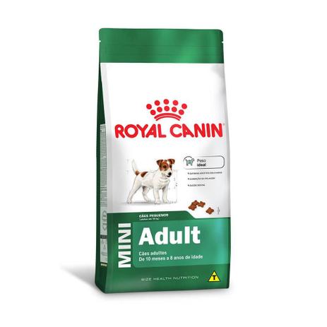 Ração Royal Canin Mini Adult Para Cães Adultos de Pequeno Porte Menor preço em Ração Royal Canin Mini Adult Para Cães Adultos de Pequeno Porte