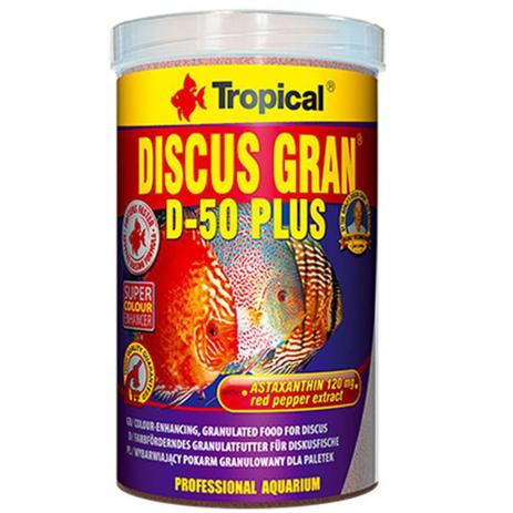 Ração Tropical Discus Gran D-50 Plus 440g Menor preço em Ração Tropical Discus Gran D-50 Plus 440g
