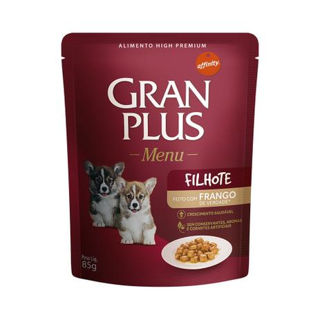 Ração Úmida Guabi Gran Plus Menu Sabor Frango para Cães Filhotes Menor preço em Ração Úmida Guabi Gran Plus Menu Sabor Frango para Cães Filhotes