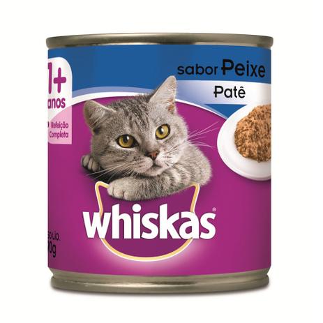 Ração Úmida Whiskas Lata para Gatos Adultos Sabor Peixe 290g - Pedigree Menor preço em Ração Úmida Whiskas Lata para Gatos Adultos Sabor Peixe 290g - Pedigree