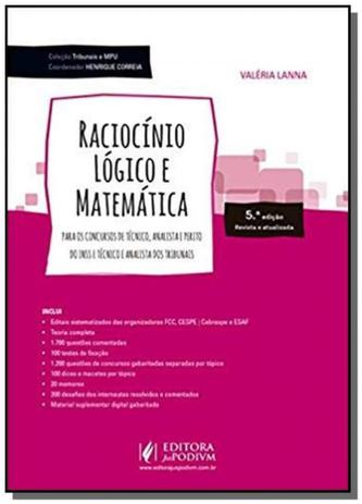 Raciocinio logico e matematica - juspodvim - Editora juspodivm lv Menor preço em Raciocinio logico e matematica - juspodvim - Editora juspodivm lv