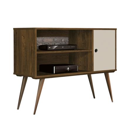 Rack 1 Porta Reale EDN Móveis Nogal Rústico / Off White - Edn moveis industria e comercio ltda é boa?
