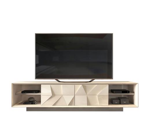 Rack Bancada Colone para TV até 75” com 4 Gavetas 3D Form 100% MDF Creme - DJ Móveis Menor preço em Rack Bancada Colone para TV até 75” com 4 Gavetas 3D Form 100% MDF Creme - DJ Móveis