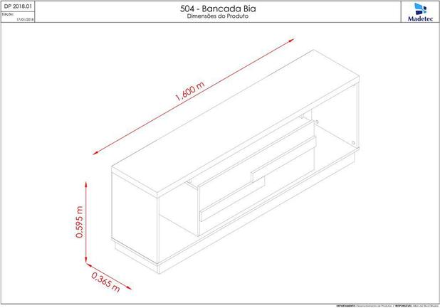 Rack Bancada p/ TV 60” Madetec Bia Off White / Savana Menor preço em Rack Bancada p/ TV 60” Madetec Bia Off White / Savana