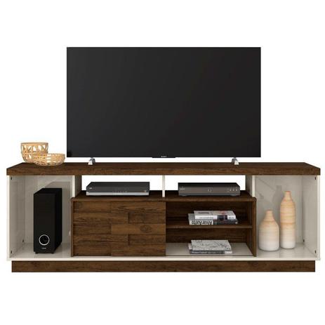 Rack Bancada Para TV até 65 Pol. Adria Off White/Savana - Madetec é boa?