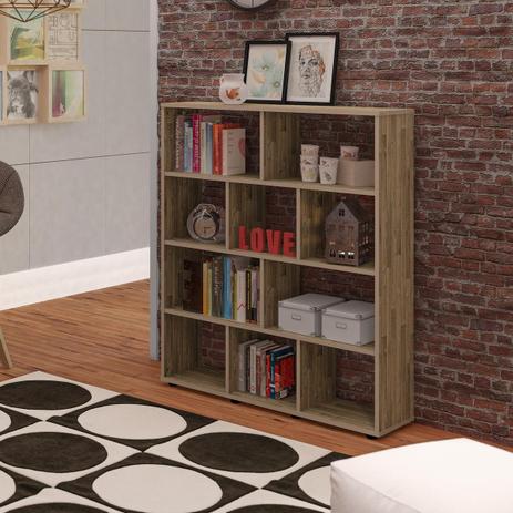 Rack Book - Rustico - Artely Menor preço em Rack Book - Rustico - Artely