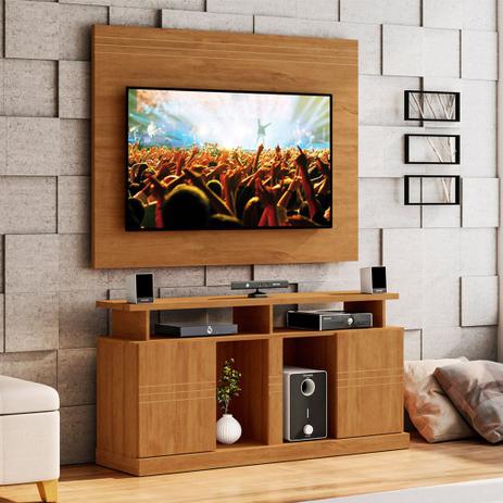 Rack C/ Painel Orion Para Tv de ate 55 Polegadas Cor Amendoa - Lukaliam Menor preço em Rack C/ Painel Orion Para Tv de ate 55 Polegadas Cor Amendoa - Lukaliam