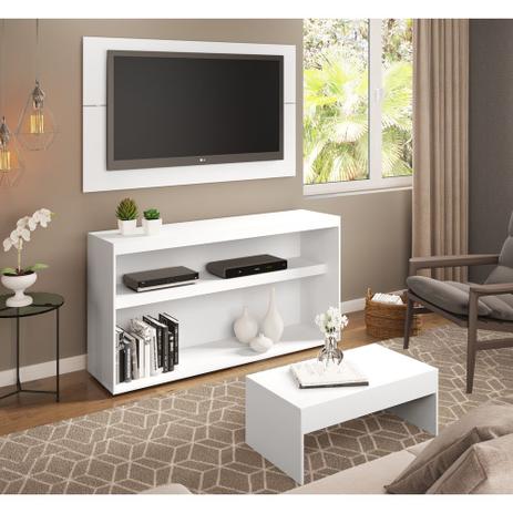 Rack c/Painel TV até 50 Pol.Mesa de apoio Atualle Multimóveis Branco Acetinado Texturizado é boa?
