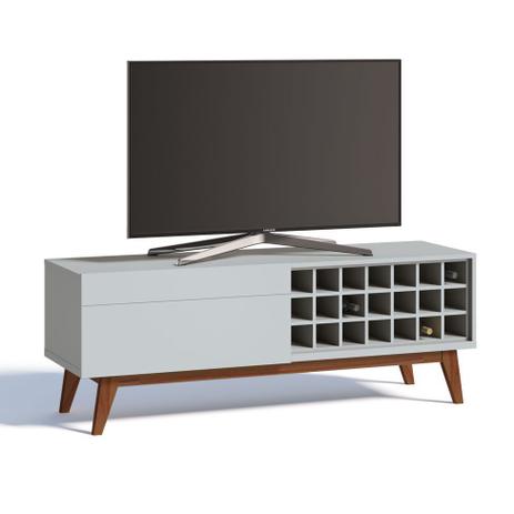 Rack Classic III 1 GV Branco Acetinado 146 cm - Imcal Menor preço em Rack Classic III 1 GV Branco Acetinado 146 cm - Imcal