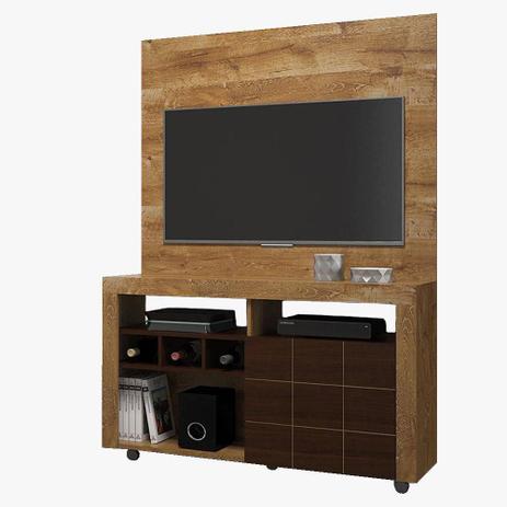 Rack Com Painel América Para Tv Até 42 Polegadas E Adega Dj Móveis Dorale Brilho Conhaque Brilho Menor preço em Rack Com Painel América Para Tv Até 42 Polegadas E Adega Dj Móveis Dorale Brilho Conhaque Brilho
