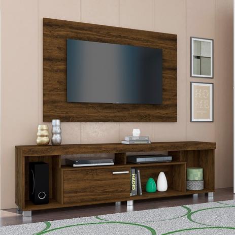 Rack com painel tomaz (combo tomaz) savana (fosco) - madetec Menor preço em Rack com painel tomaz (combo tomaz) savana (fosco) - madetec