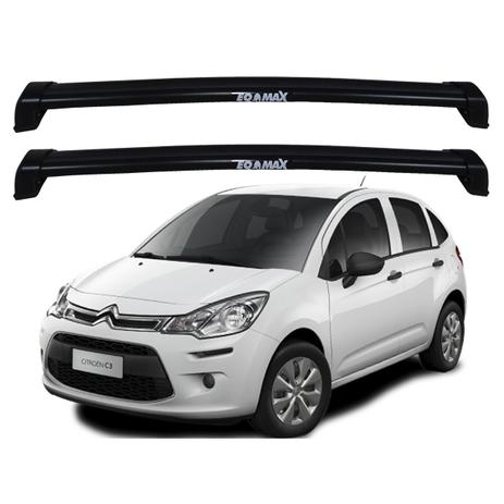 Rack De Teto Citroen C3 Parabrisa Comum Eqmax New Wave Preto Menor preço em Rack De Teto Citroen C3 Parabrisa Comum Eqmax New Wave Preto