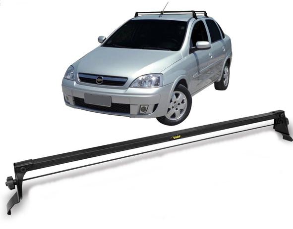 Rack de Teto Corsa Sedan Hatch 1994 A 2015 Preto Aço Vhip Menor preço em Rack de Teto Corsa Sedan Hatch 1994 A 2015 Preto Aço Vhip