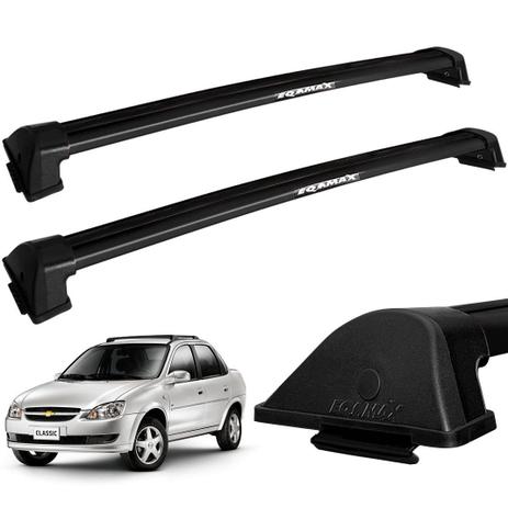 Rack de Teto Travessa Classic em Alumínio Preto Eqmax é boa?