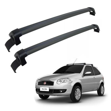 Rack de Teto Travessa Fiat Palio 2 Portas 2008 a 2011 Prata Projecar Carga 45Kg Menor preço em Rack de Teto Travessa Fiat Palio 2 Portas 2008 a 2011 Prata Projecar Carga 45Kg