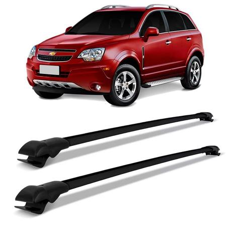 Rack De Teto Travessa Gm Captiva 2008 A 2017 Slim Preto 45kg - Sp rack Menor preço em Rack De Teto Travessa Gm Captiva 2008 A 2017 Slim Preto 45kg - Sp rack