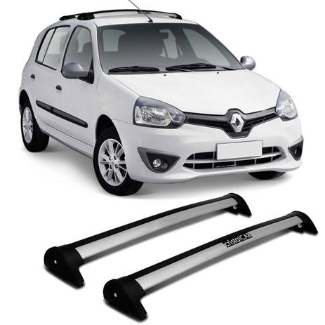 Rack de Teto Travessa L World Clio Hatch1996 a 2016 Prata Suporta 45KG 4 Portas - Cristal car é boa?
