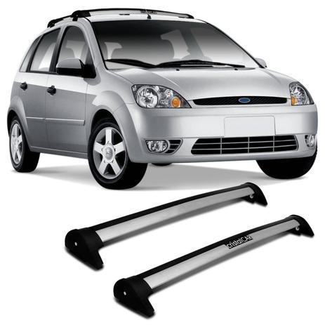 Rack de Teto Travessa L World Fiesta Hatch 1996 a 2012 Prata Suporta 45KG 4 Portas - Cristal car é boa?