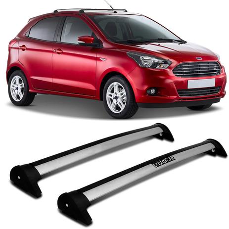 Rack de Teto Travessa L World Ford Ka 2015 a 2018 Prata Suporta 45KG 4 Portas - Cristal car é boa?