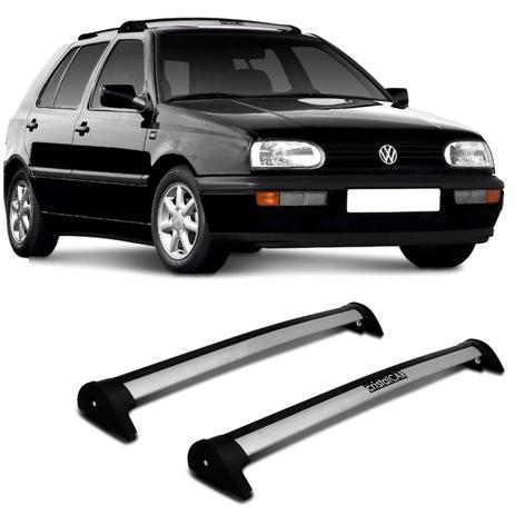Rack de Teto Travessa L World Golf 1994 a 1999 Prata Suporta 45KG 4 Portas - Cristal car Menor preço em Rack de Teto Travessa L World Golf 1994 a 1999 Prata Suporta 45KG 4 Portas - Cristal car
