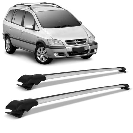 Rack de Teto Travessa Larga Zafira 1998 a 2012 Prata Suporta 35KG Projecar Menor preço em Rack de Teto Travessa Larga Zafira 1998 a 2012 Prata Suporta 35KG Projecar