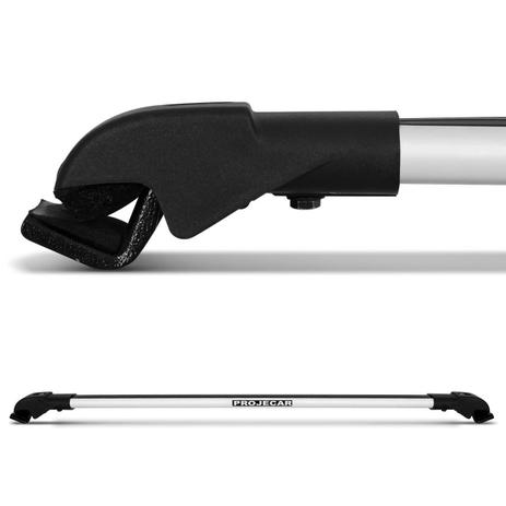 Rack de Teto Travessa Slim Pajero TR4 2010 a 2018 Prata Suporta 45KG Projecar Menor preço em Rack de Teto Travessa Slim Pajero TR4 2010 a 2018 Prata Suporta 45KG Projecar