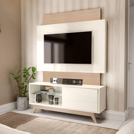 Rack e Painel p/ TV até 55” TB141 Dalla Costa Offwhite/Natural é boa?