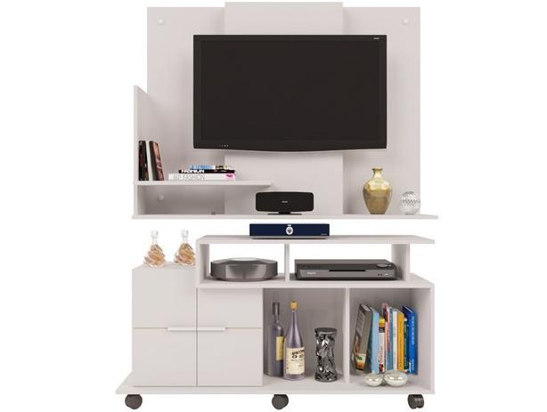 Rack e Painel Para TV Até 32” Sena e Adapt Branco Fosco - Caemmun - Fabricante padrao Menor preço em Rack e Painel Para TV Até 32” Sena e Adapt Branco Fosco - Caemmun - Fabricante padrao