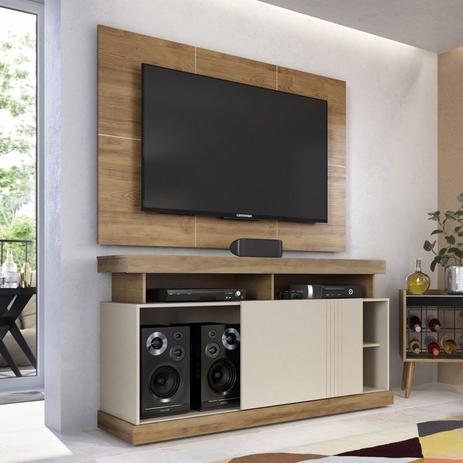 Rack e Painel para TV Até 55” Frizato e Prince Buriti/Off-White - Caemmun - Caemmun industria e comercio de moveis ltda é boa?