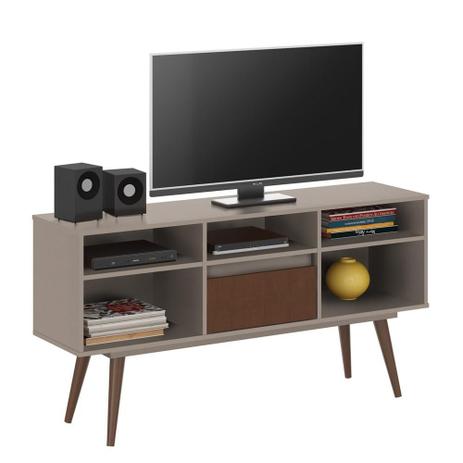 Rack Elite Classic 140 cm Suede e Ruggine - Plata moveis é boa?