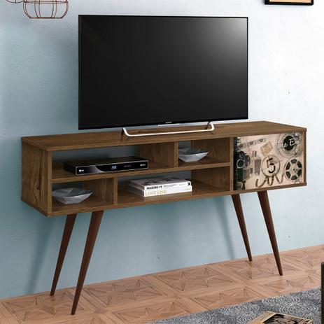 Rack Kenzo Nogal Rústico e Cinema 120 cm - Edn móveis é boa?