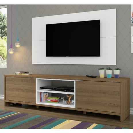 Rack Metz e Painel para TV Sala de Estar Madesa Menor preço em Rack Metz e Painel para TV Sala de Estar Madesa