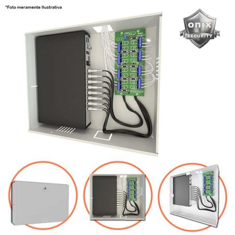 Rack Mini Orion HD 3000 16 Canais Organizador de Cabos Onix Segurity - Onix security Menor preço em Rack Mini Orion HD 3000 16 Canais Organizador de Cabos Onix Segurity - Onix security