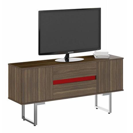 Rack Orion Classic 140 cm Affara e Vermelho - Plata moveis Menor preço em Rack Orion Classic 140 cm Affara e Vermelho - Plata moveis