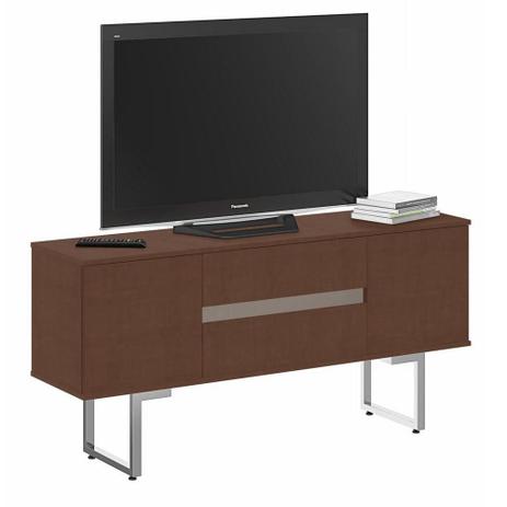 Rack Orion Classic 140 cm Ruggine e Suede - Plata moveis Menor preço em Rack Orion Classic 140 cm Ruggine e Suede - Plata moveis