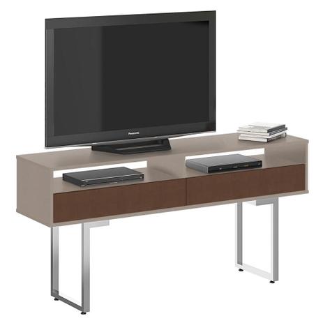 Rack Otto Classic 140 cm Suede e Ruggine - Plata moveis Menor preço em Rack Otto Classic 140 cm Suede e Ruggine - Plata moveis
