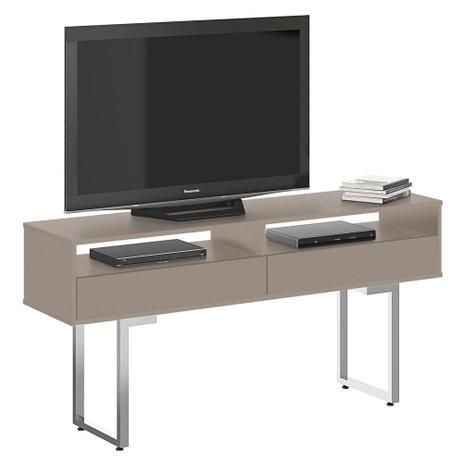 Rack Otto Classic 140 cm Suede - Plata moveis Menor preço em Rack Otto Classic 140 cm Suede - Plata moveis