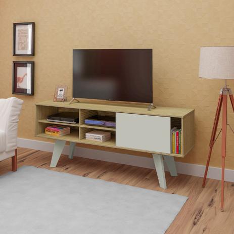Rack p/ TV Artely Vip Mescla/Off White/Mescla - Artely moveis Menor preço em Rack p/ TV Artely Vip Mescla/Off White/Mescla - Artely moveis
