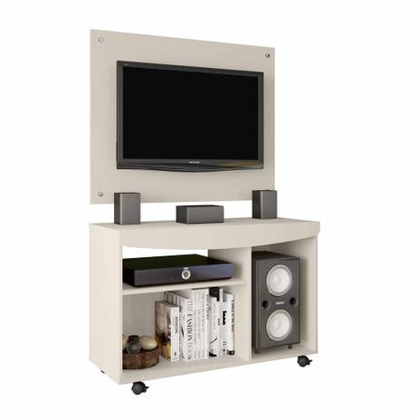rack painel tv barato 90 cm para tv 39 pol c/ roda off white - Bechara Menor preço em rack painel tv barato 90 cm para tv 39 pol c/ roda off white - Bechara