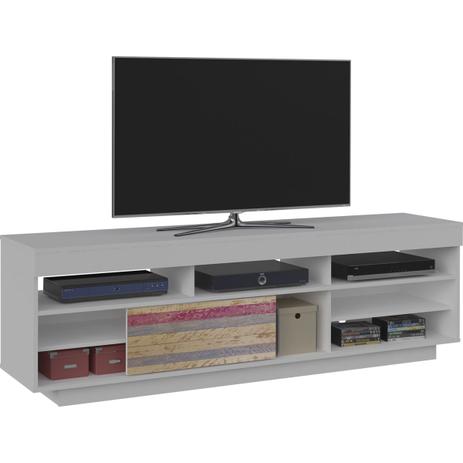 Rack Para Sala De Estar Treviso Com Prateleira Branco E Antique Artely Menor preço em Rack Para Sala De Estar Treviso Com Prateleira Branco E Antique Artely
