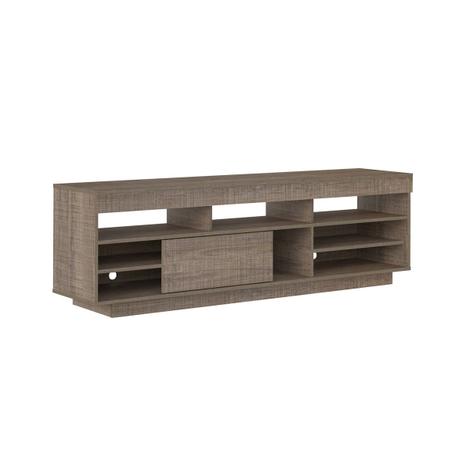 Rack Para Sala De Estar Treviso Flex Canela e Off White Artely Menor preço em Rack Para Sala De Estar Treviso Flex Canela e Off White Artely