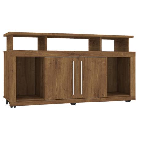 Rack para Sala Estrela 2 Portas Canela - Mirarack Menor preço em Rack para Sala Estrela 2 Portas Canela - Mirarack