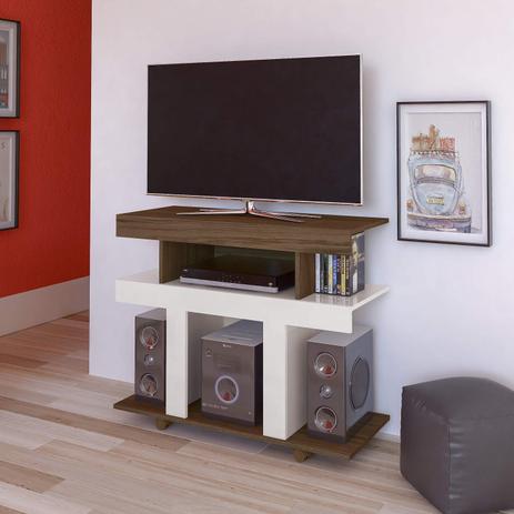 Rack para TV até 42 Polegadas 2 Nichos Guiaba Artely Amêndoa/Off White é boa?