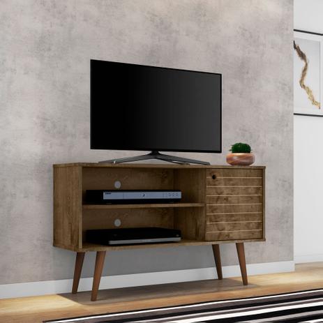 Rack para TV até 42 Polegadas Jade Madeira Rústica - Móveis bechara é boa?