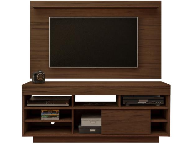 Rack Para TV Até 47” Com Painel Roma - 1 Porta De Correr Artely